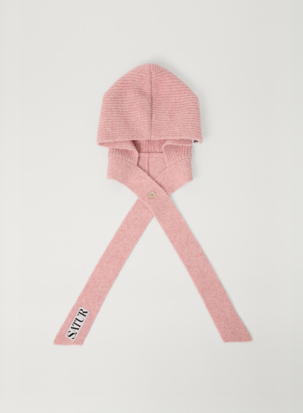 [satur] (W) Knit Balaclava - Light Pink