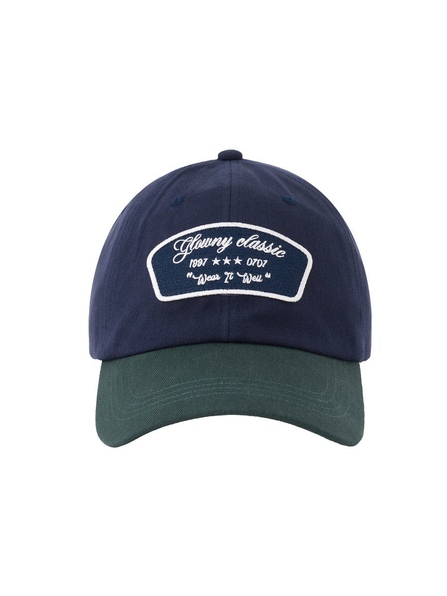 GLOWNY G Patch Cap (Navy Green)