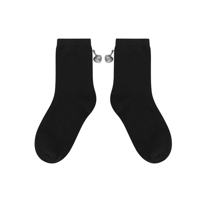 Vunque Heart Socks Black