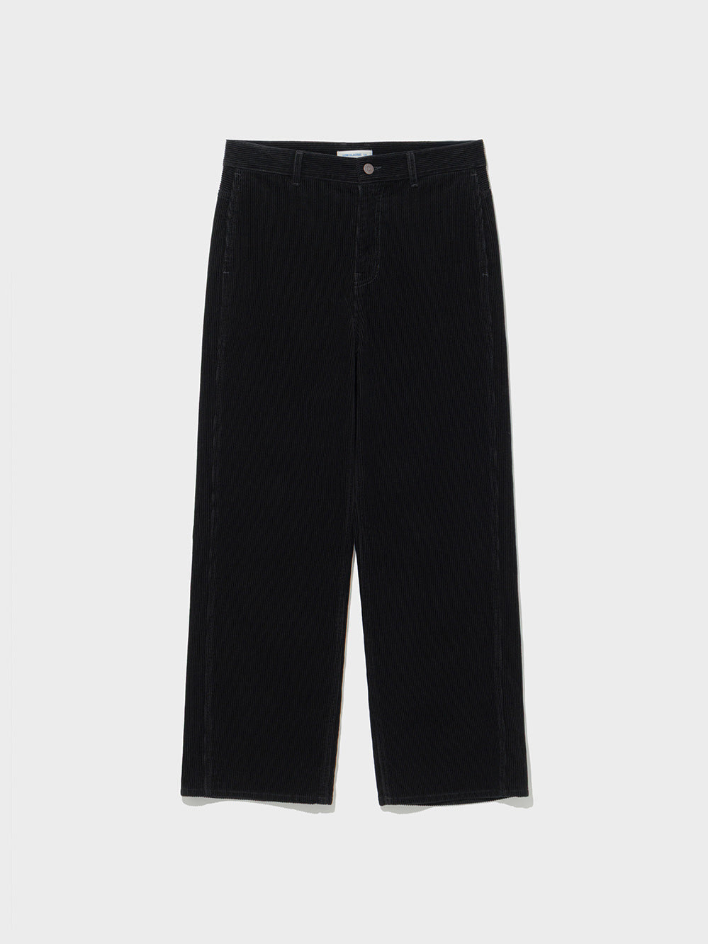 Low Classic Corduroy Semi-Wide Pants Black