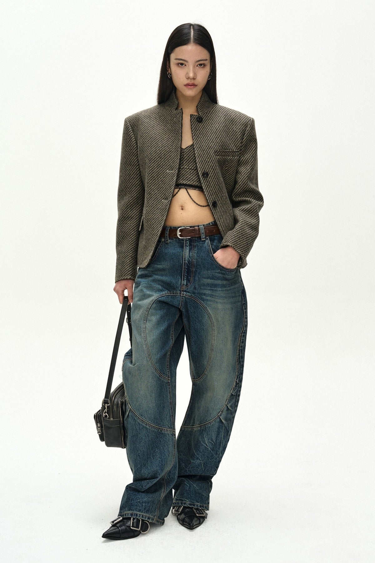 Andersson Bell Hook And Eye Curved Jeans