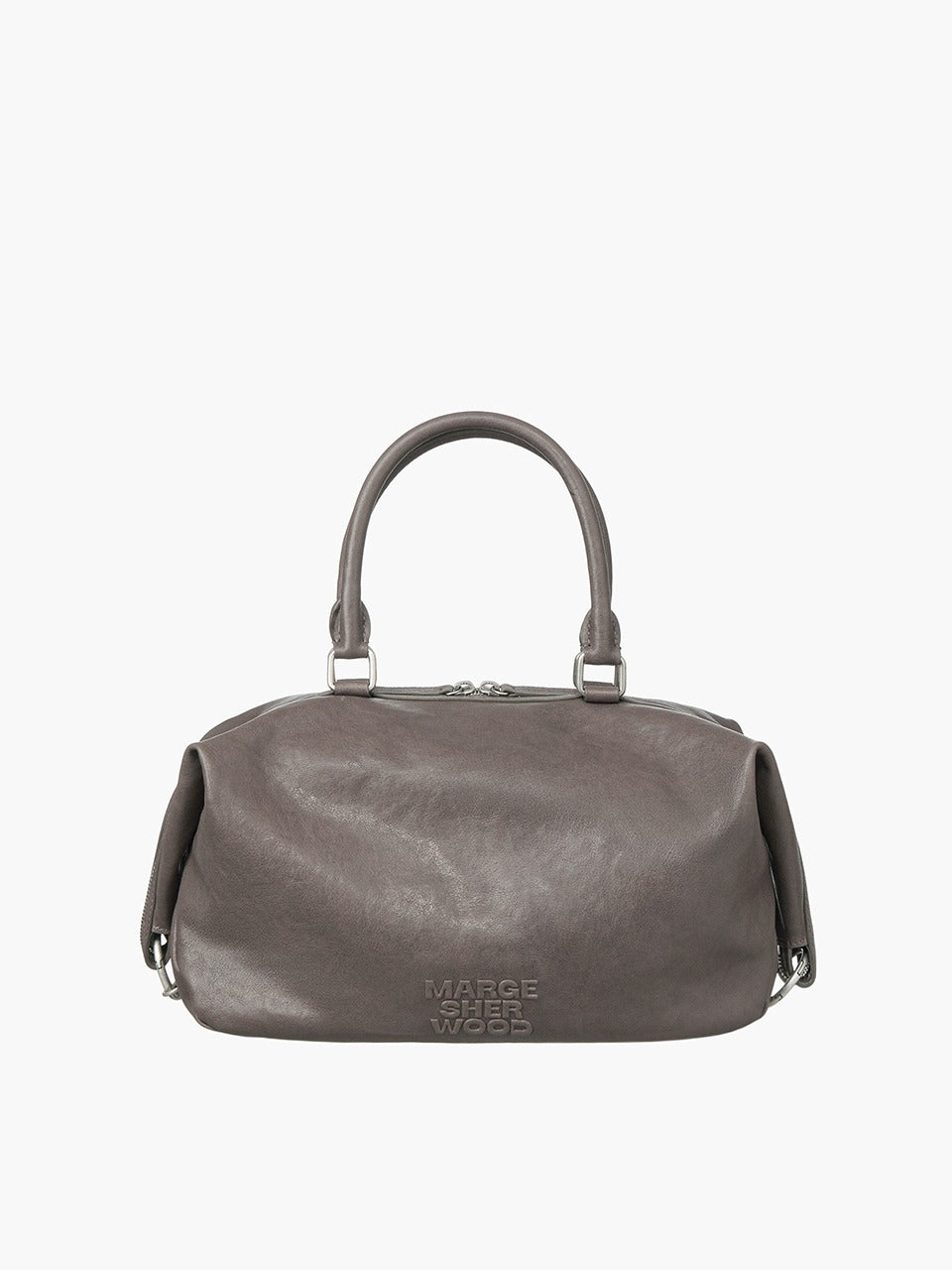 Margesherwood Dumpling Tote taupe washed nappa