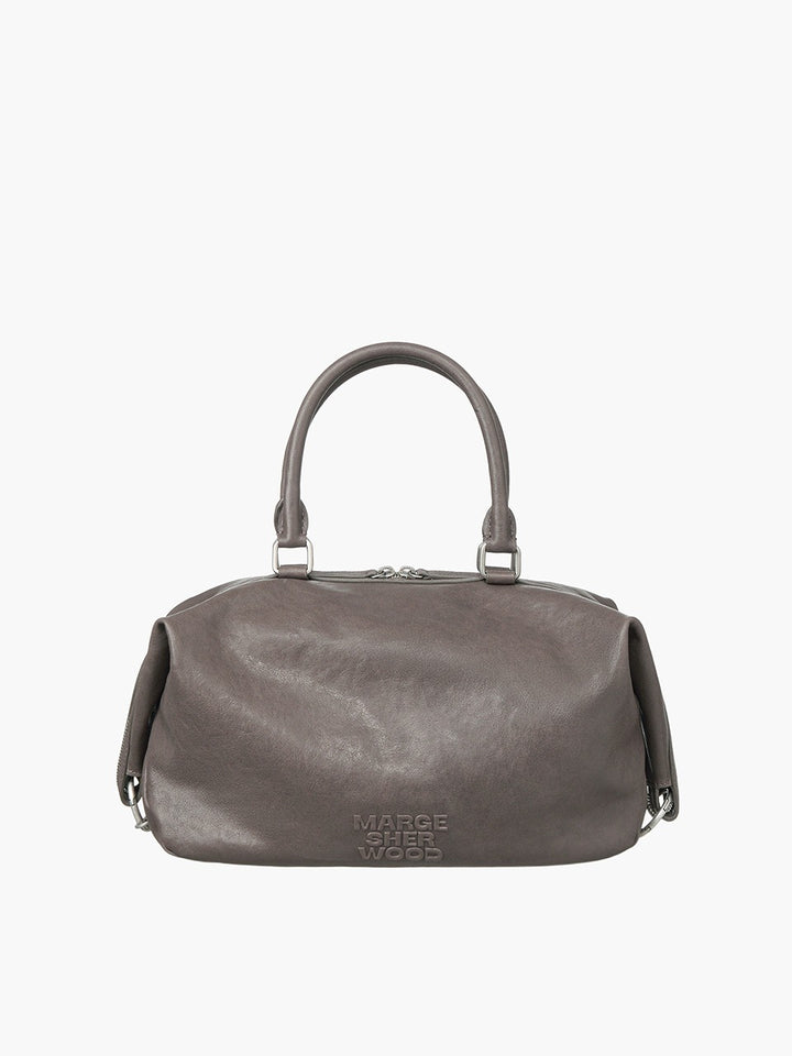Margesherwood Dumpling Tote taupe washed nappa