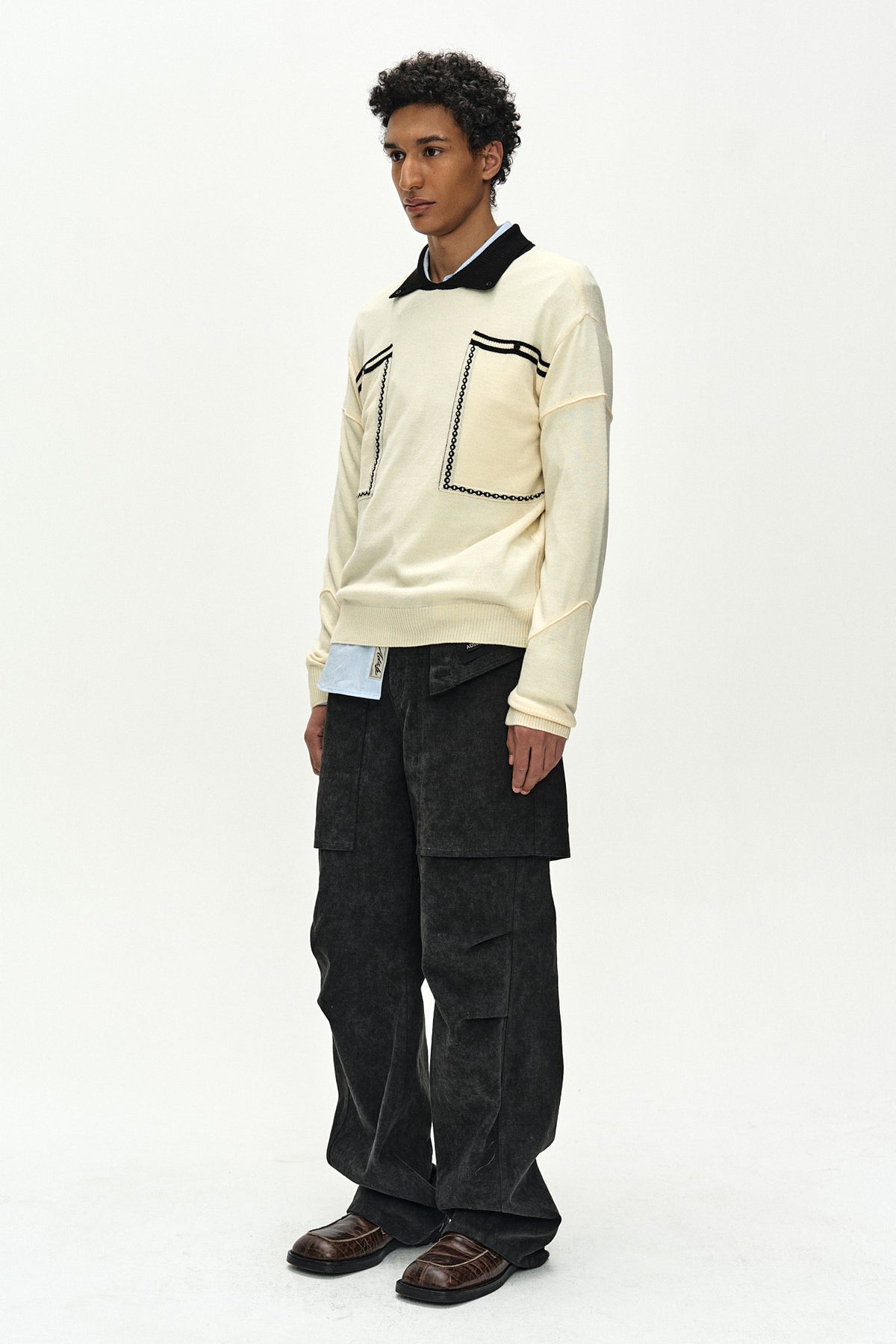Andersson Bell Big Pocket Polo Sweater