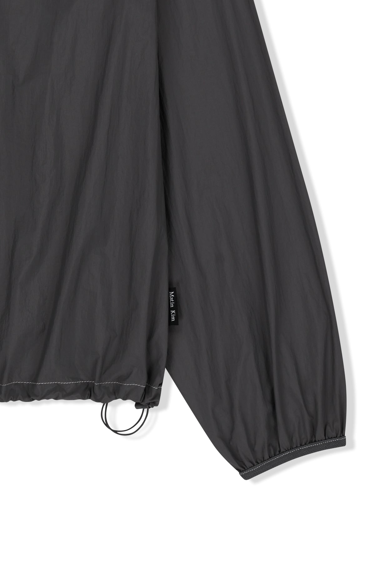 Matinkim Matin Pace Logo Half Zip Top IN Charcoal