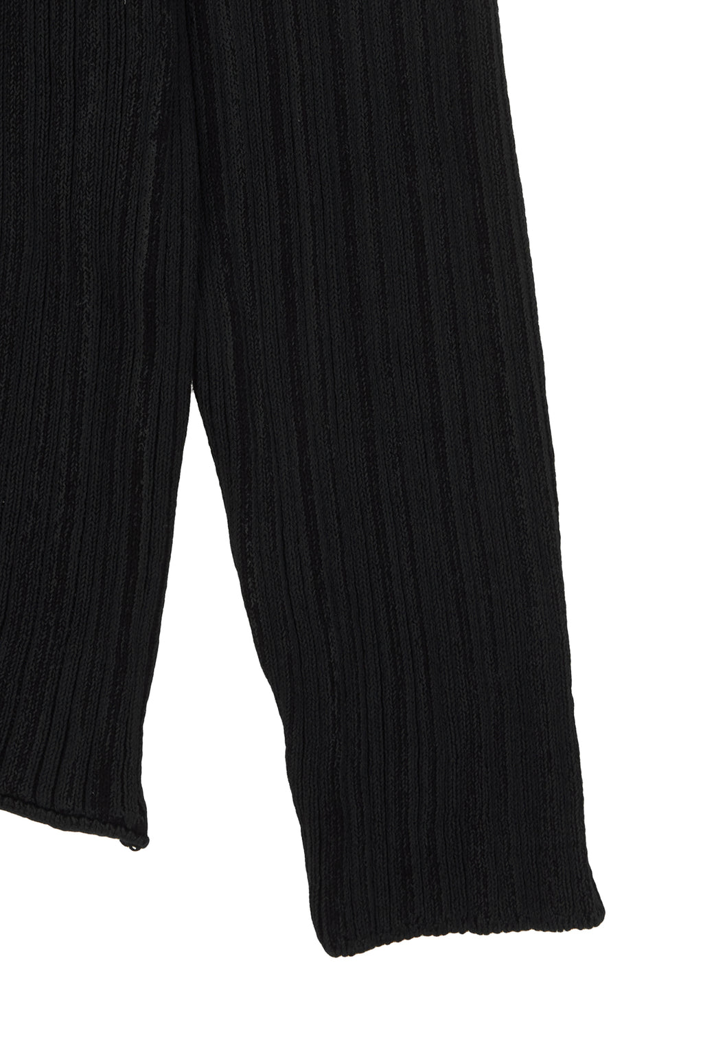 [matinkim] STRIPE PRINTED KNIT PULLOVER IN CHARCOAL