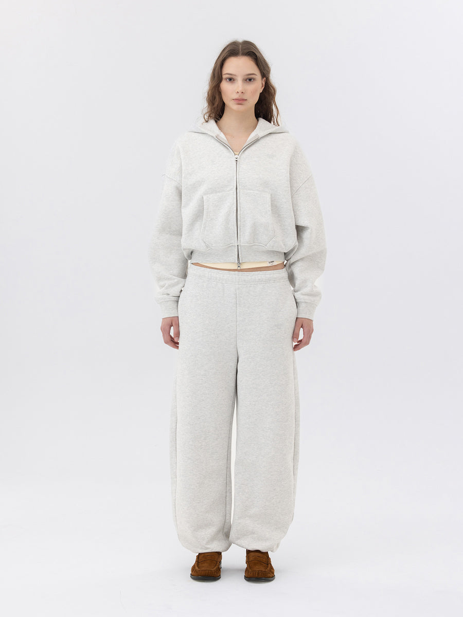 GLOWNY G Warm Core Sweatpants (Melange Gray)