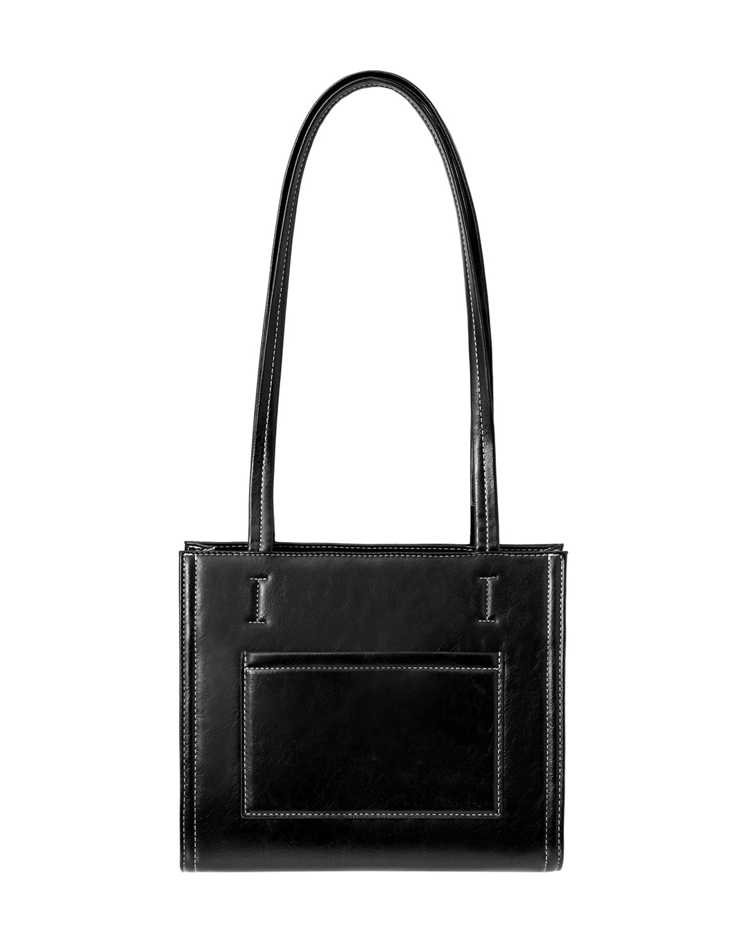 Mini Oblong Bag in Stitch Black