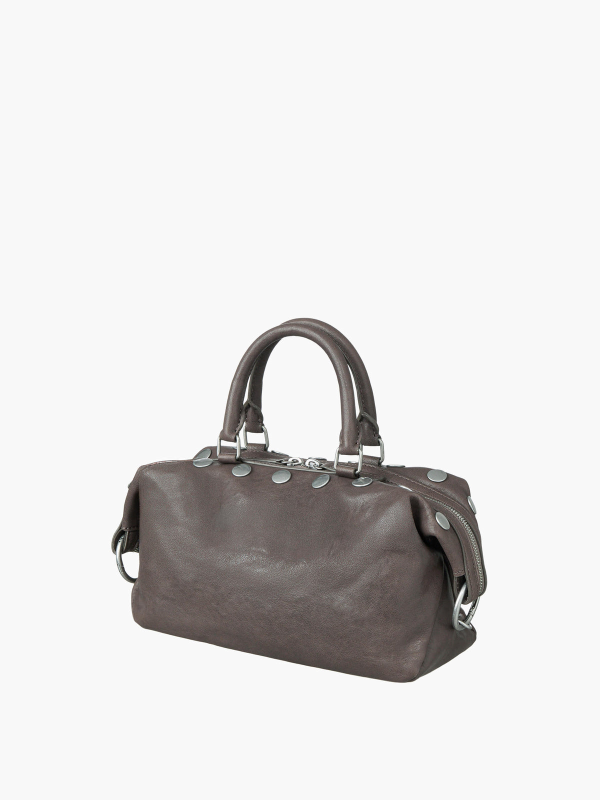 Margesherwood Dumpling Stud Mini taupe washed nappa