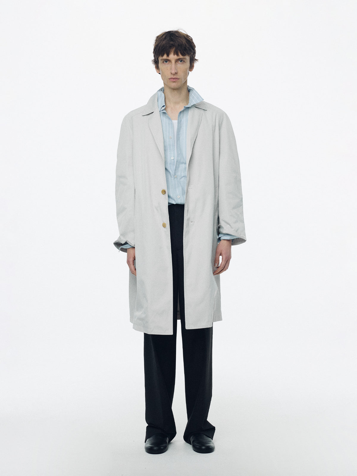 Nothing Written Ferro single trench (Cream, M)