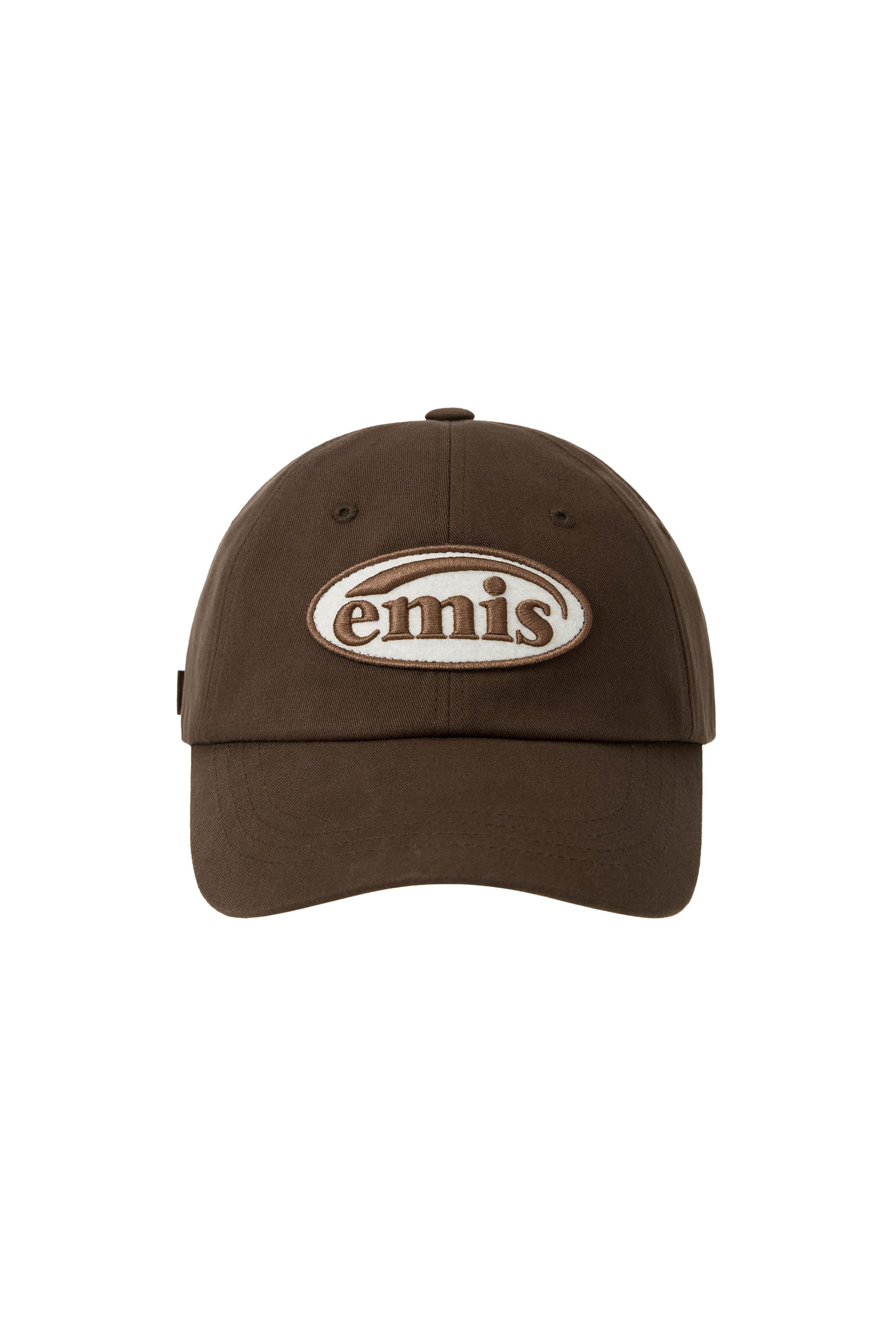 Emis Tone ON Tone Wappen Ball Cap-Brown