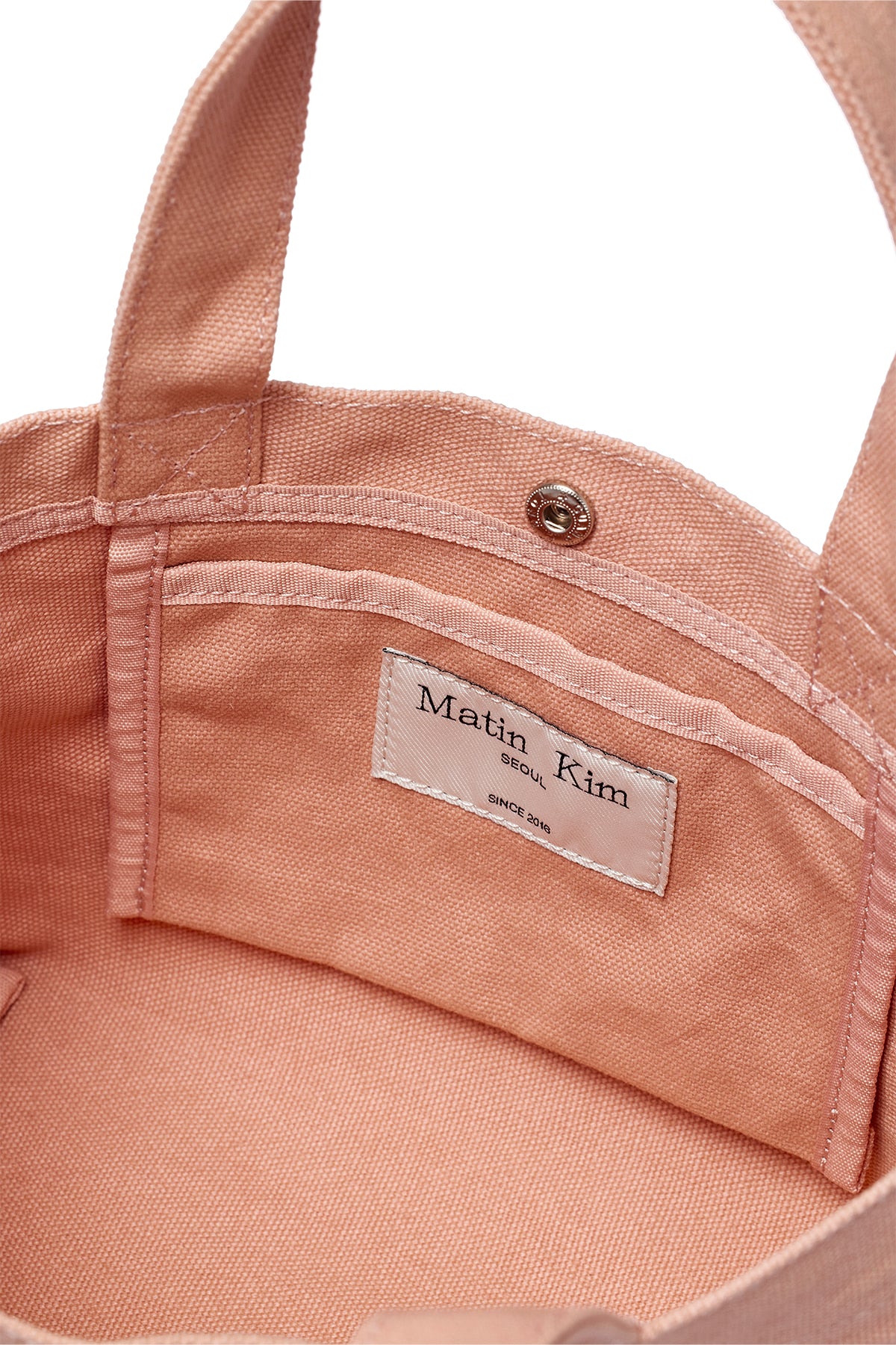 [matinkim] MATIN CANVAS MINI TOTE BAG IN PINK