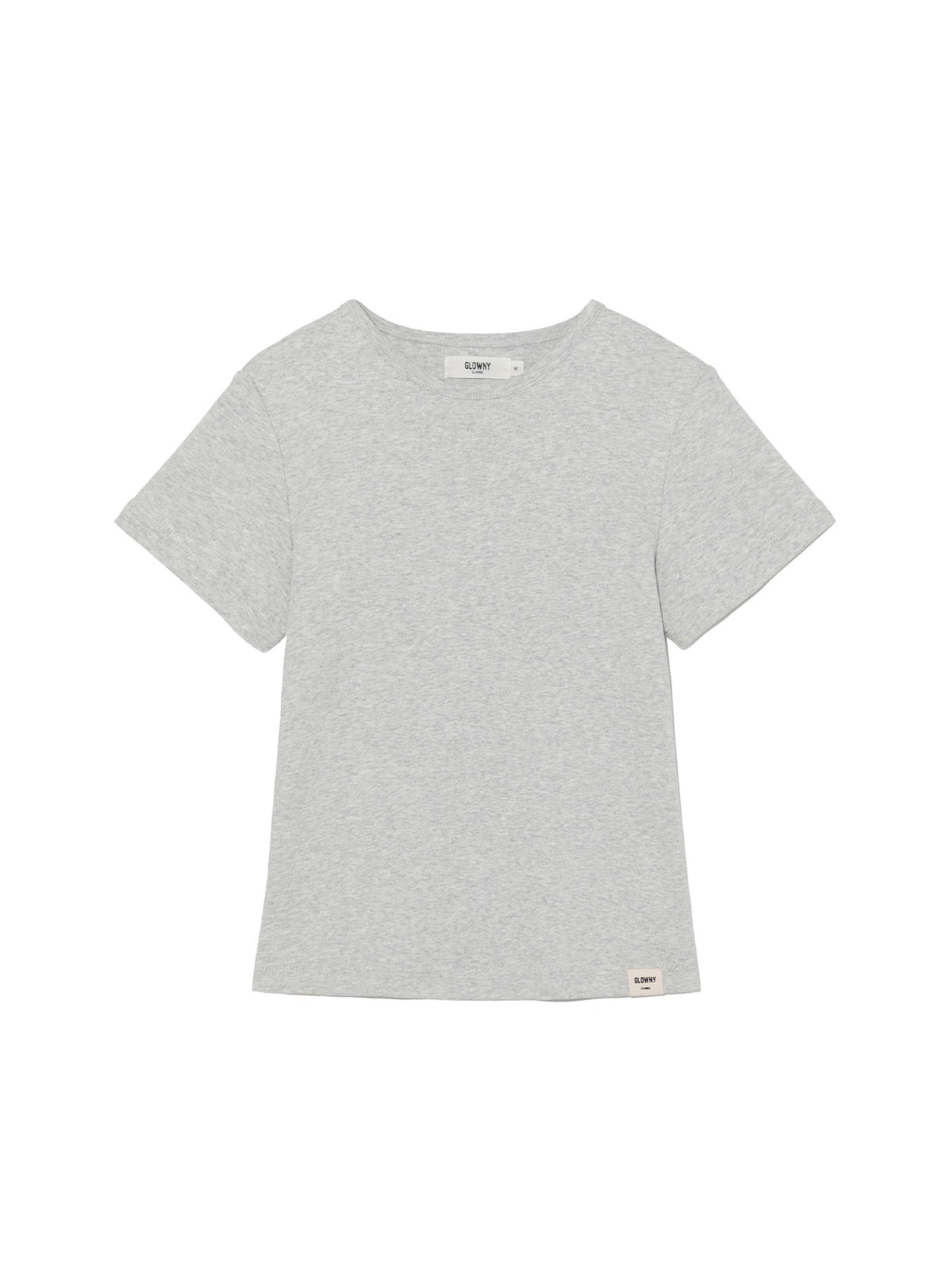 GLOWNY G Baby Tee (Long Version) (Melange Gray)