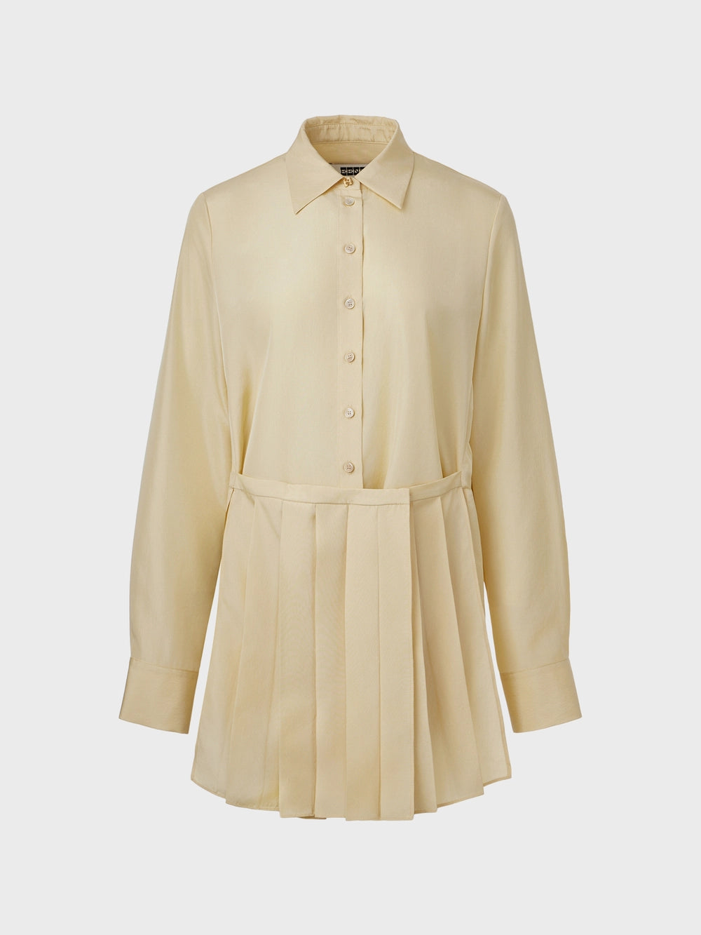 EENK Pleated Layered Shirt - Cream