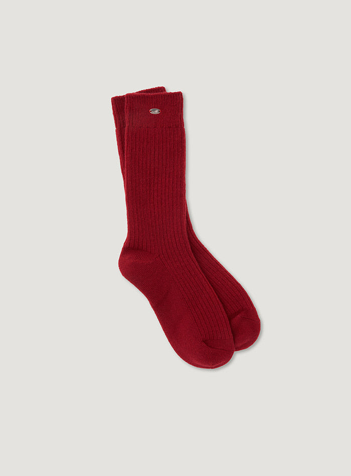 Mango Maniplease Netty Knit Ribbed Socks