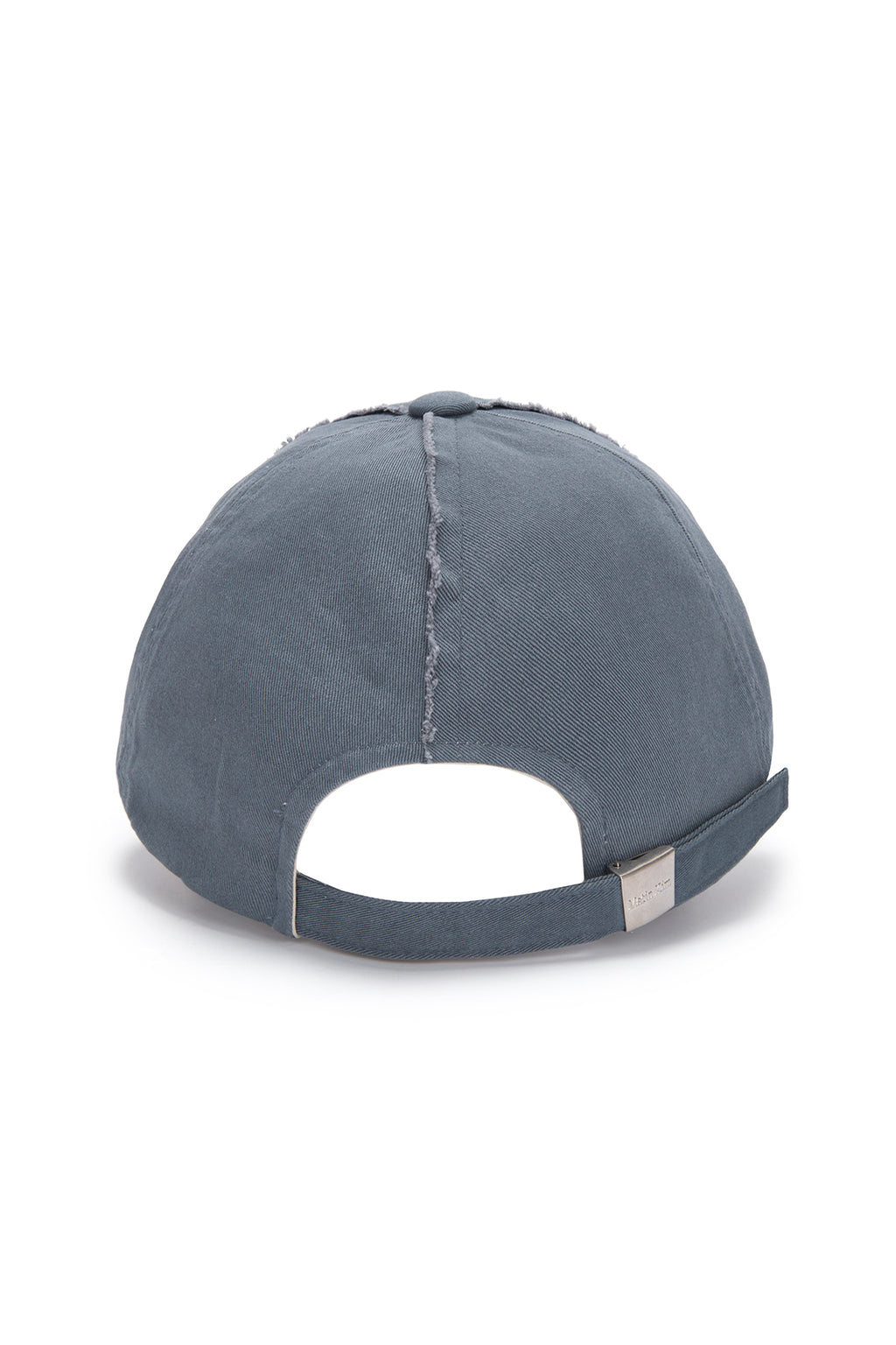 [matinkim] SQUARE LOGO CUTOUT BALL CAP IN SMOKE BLUE