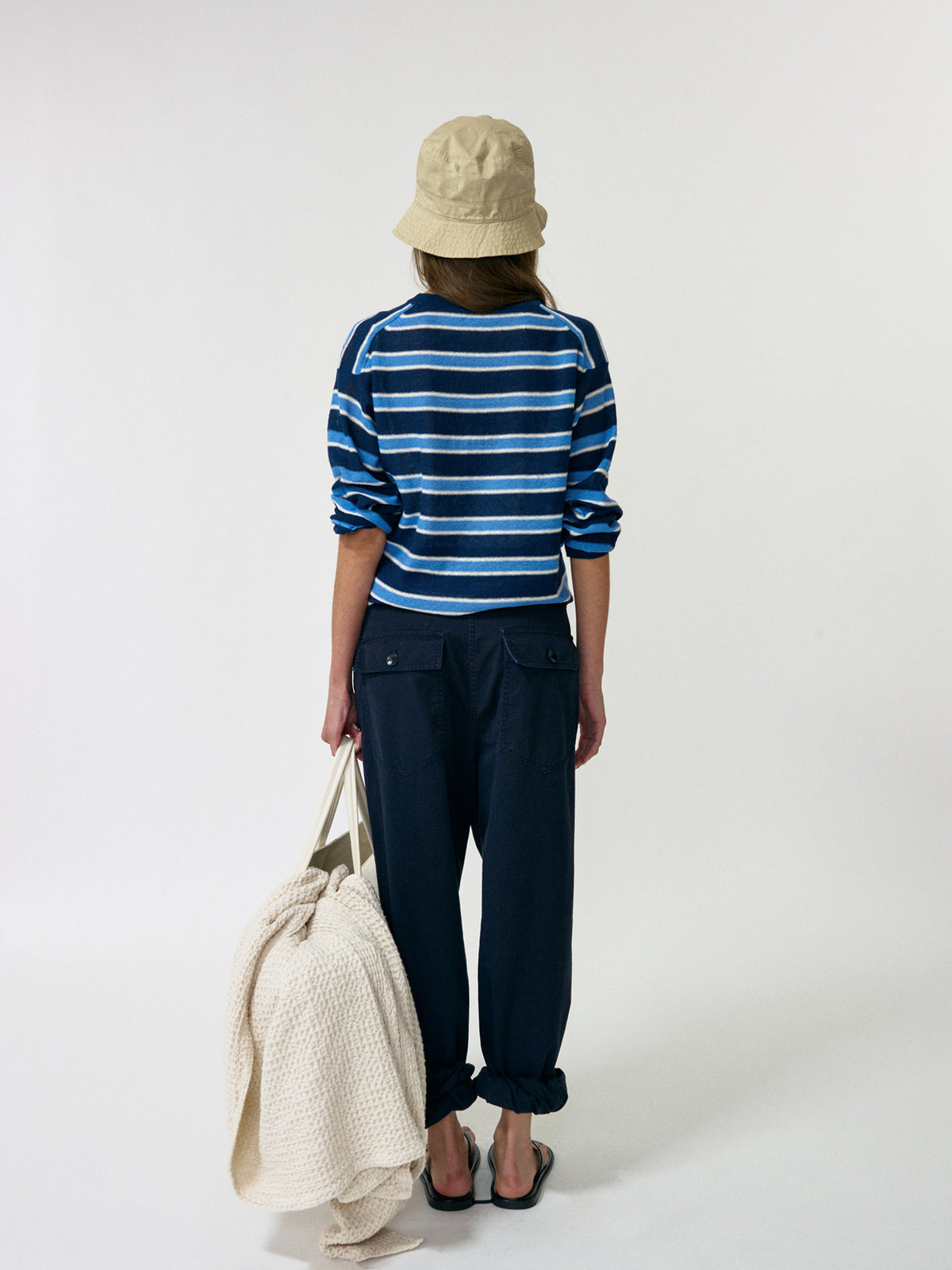 Nothing Written Nou fatigue pants (Dark navy)