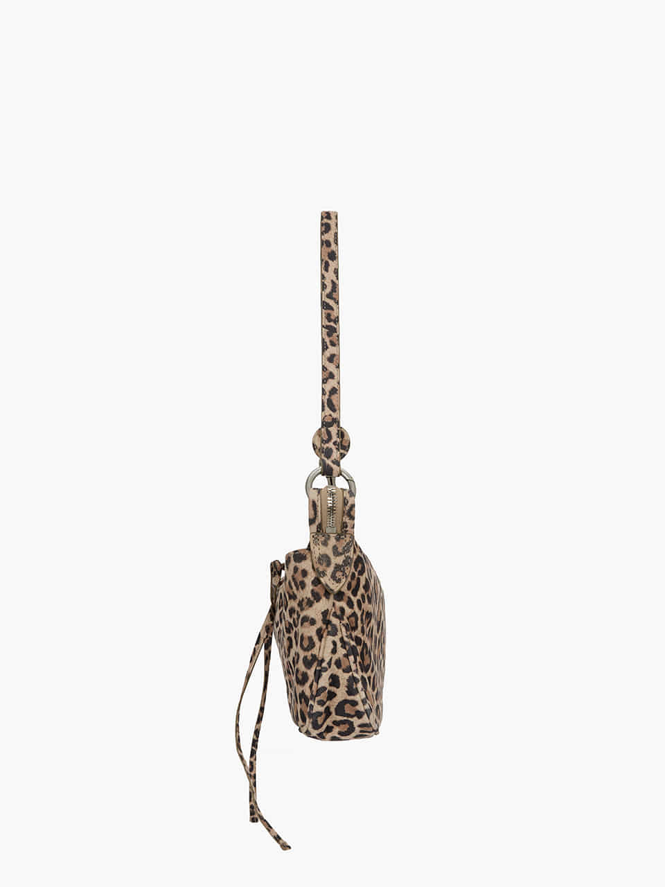 Margesherwood Ribbon Pochette cream leopard suede