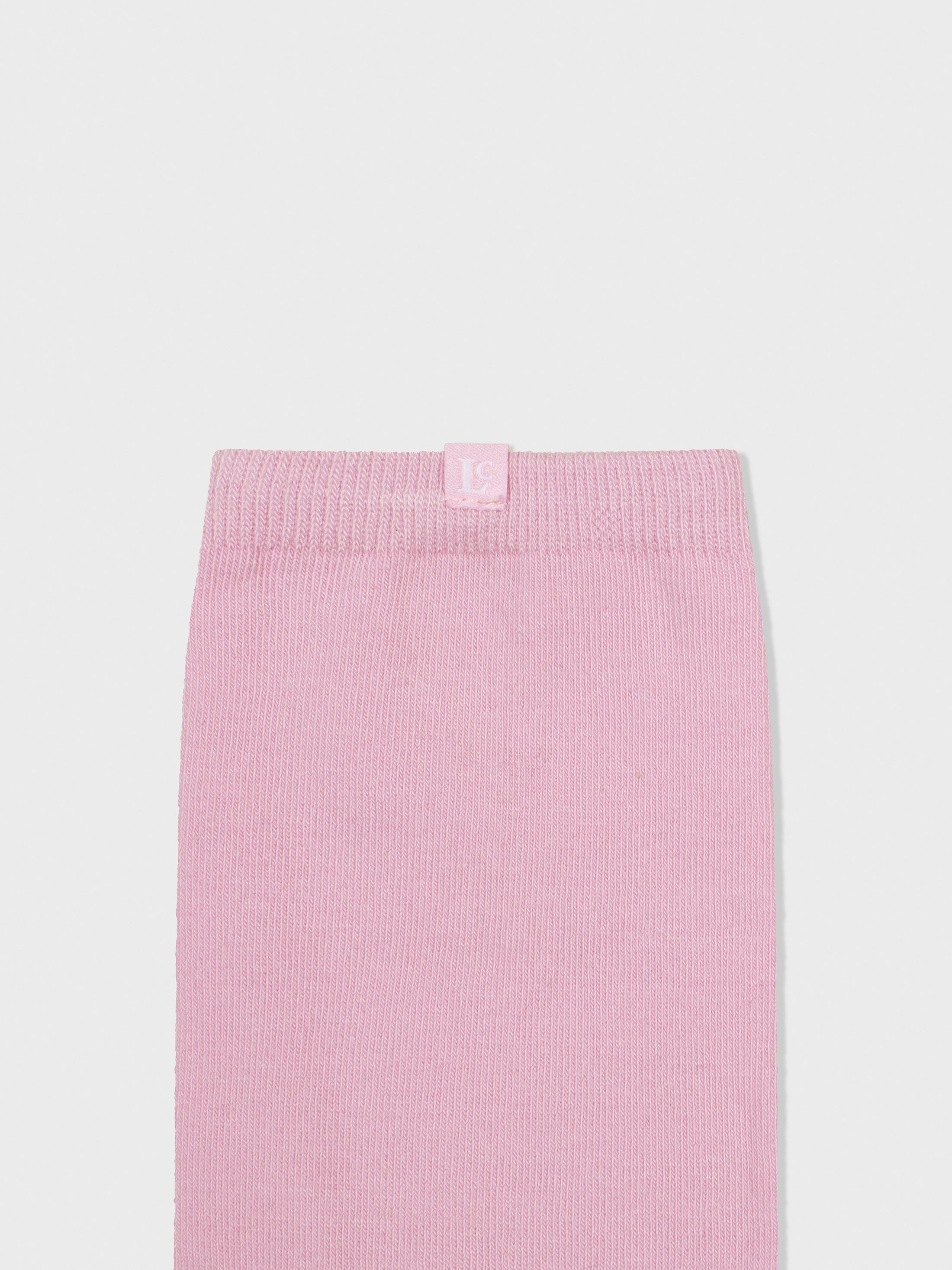 [Low Classic] Cotton Midi Socks_Pink