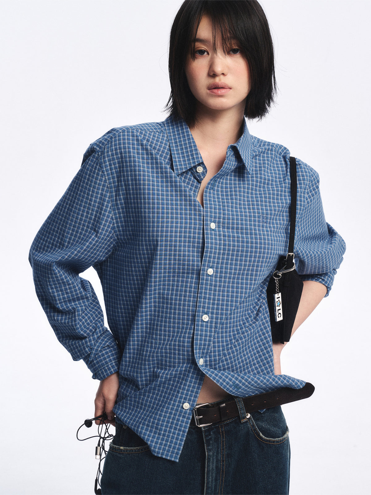 Low Classic Mini Strap Sholder Bag Black