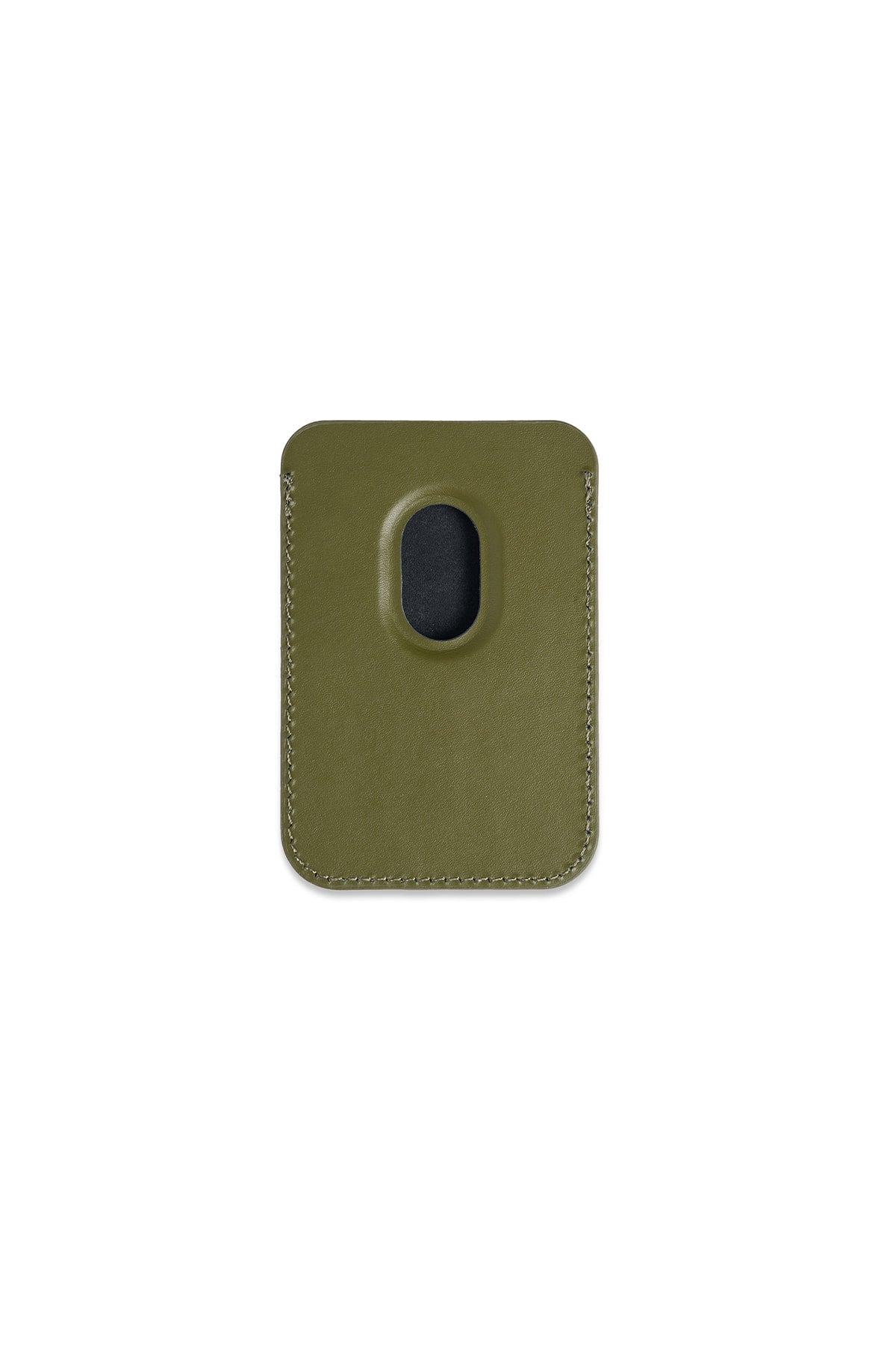 Matinkim Matin All-Over Logo Magnetic Card Wallet IN Khaki