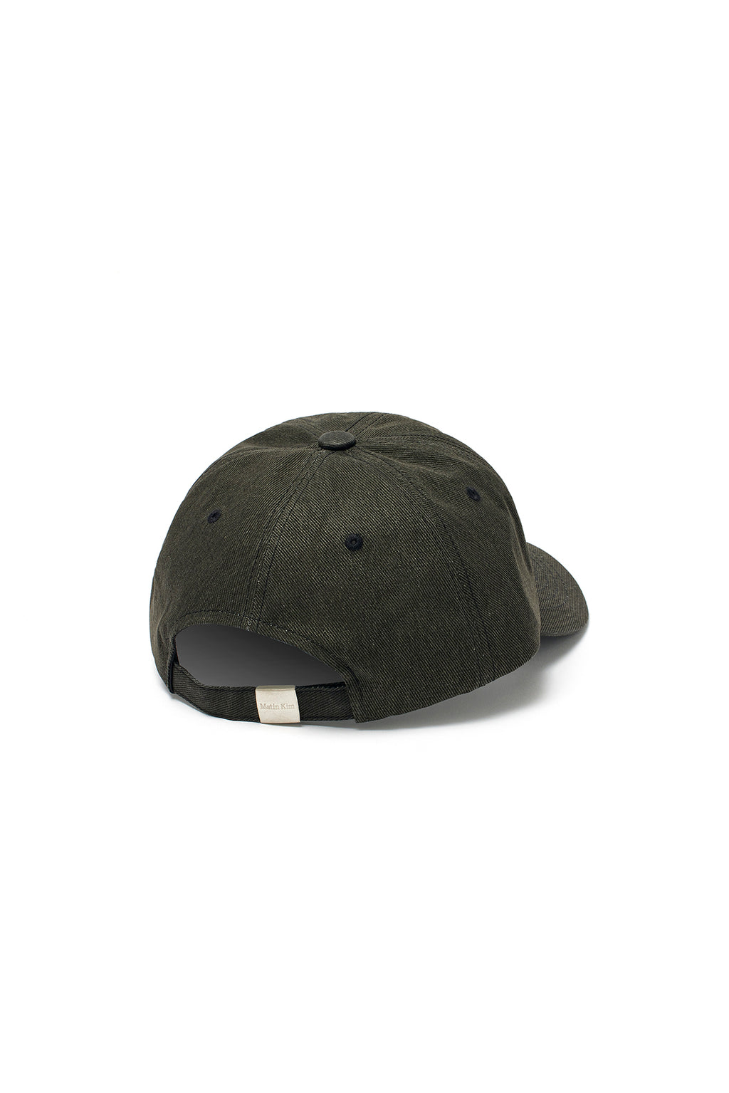 [matinkim] MATIN HERITAGE FLAT BRIM CAP IN DARK BROWN