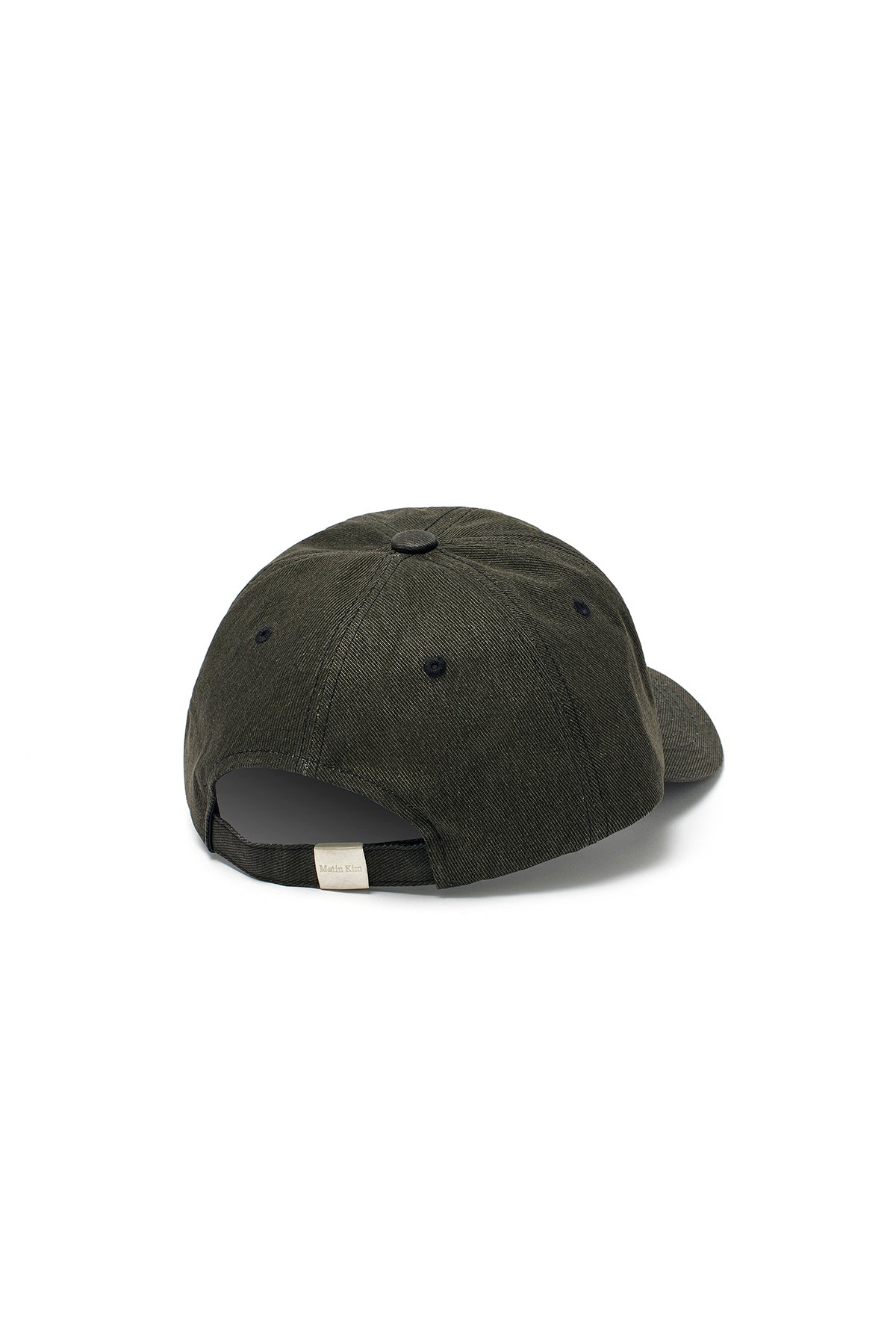 [matinkim] MATIN HERITAGE FLAT BRIM CAP IN DARK BROWN