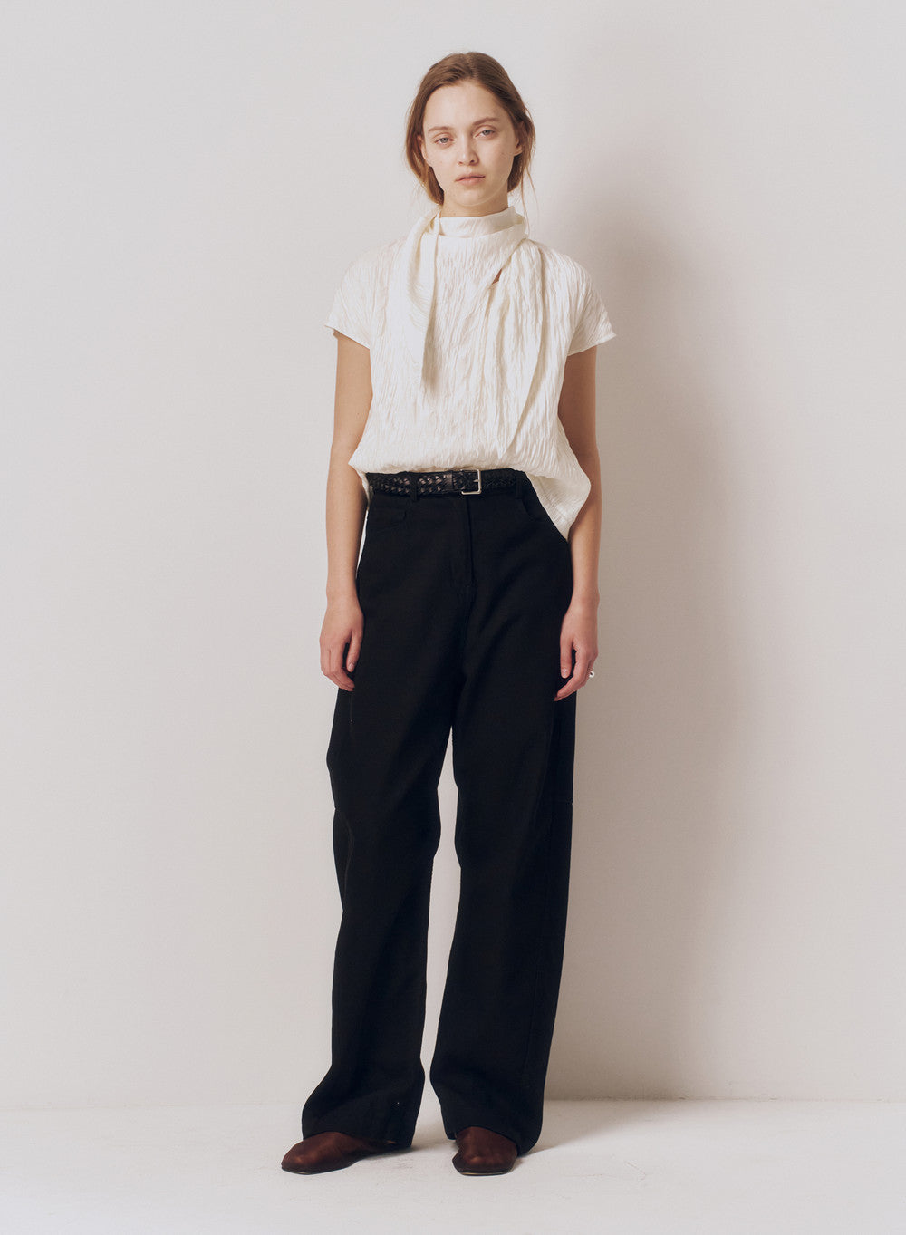 Kindersalmon Scarf Top Dove