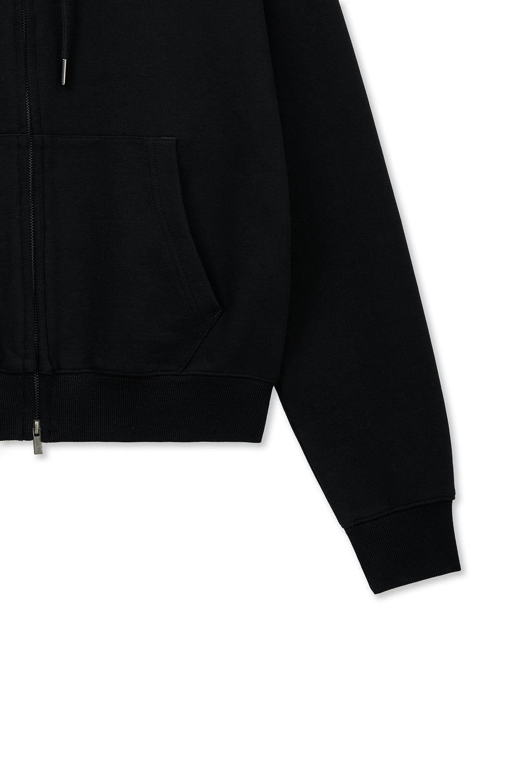 Matinkim Back Logo Essential Hoody Zip UP IN Black