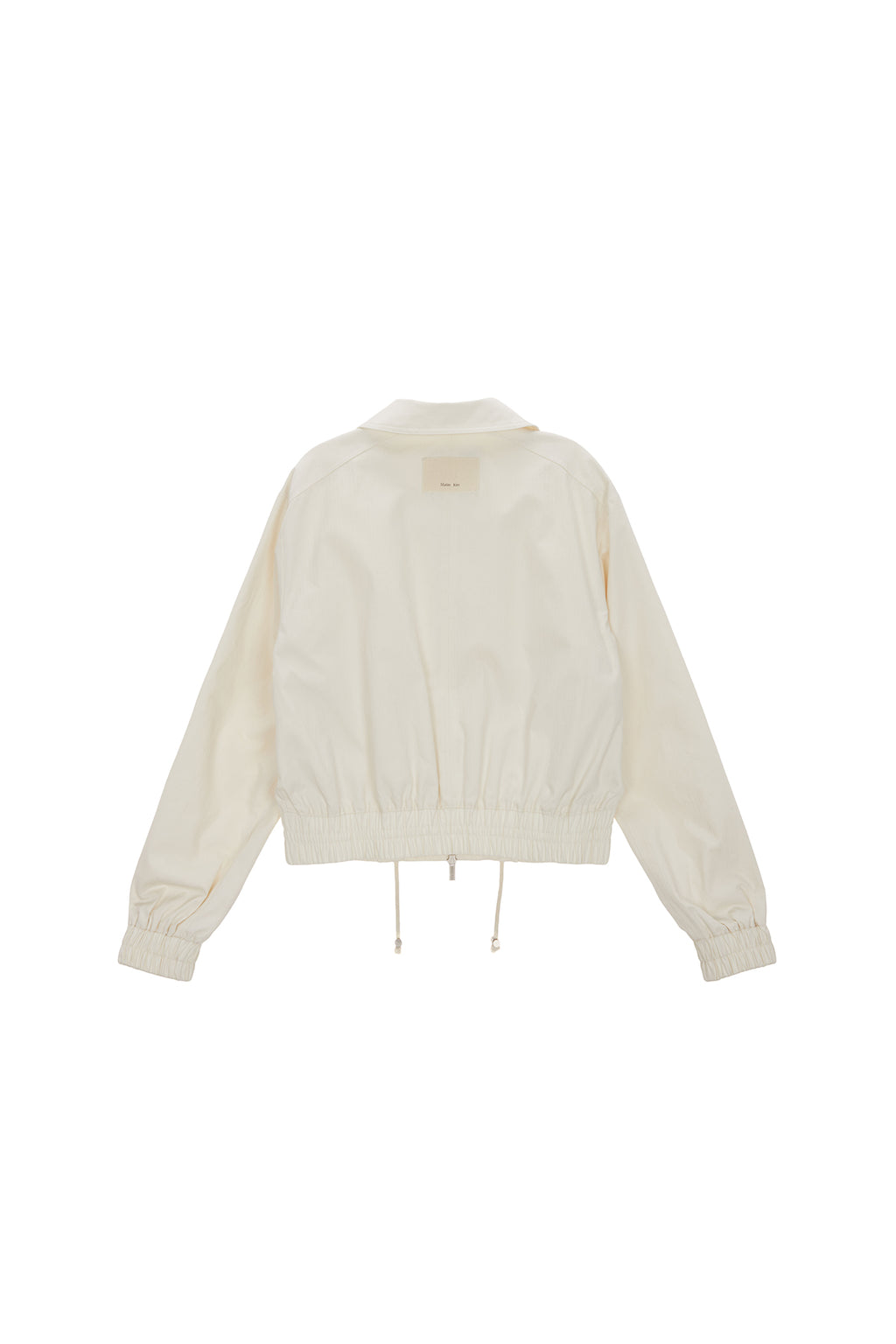 Matinkim Curvy String Crop Blouson IN Ivory