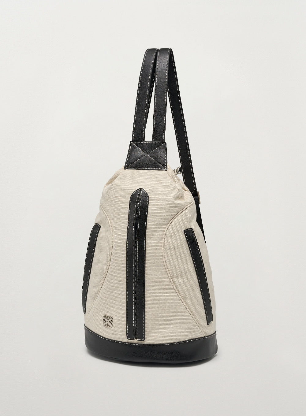 [satur] Zip Core 3-Way Sling Bag - Ivory Black