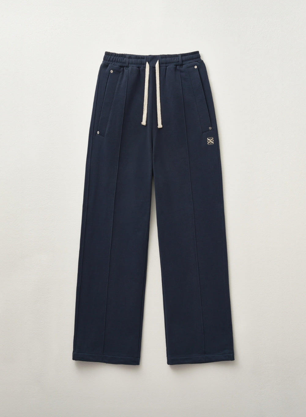 [satur] (W) Teo Cotton Banding Sweatpants - Classic Navy