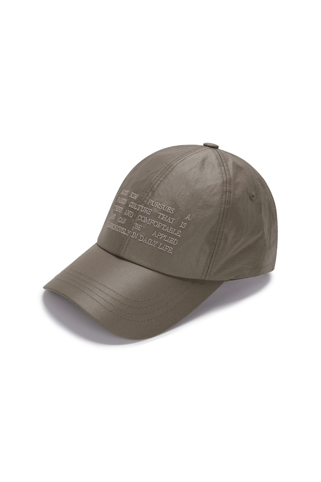 [matinkim] CRISP HERITAGE BALL CAP IN BROWN