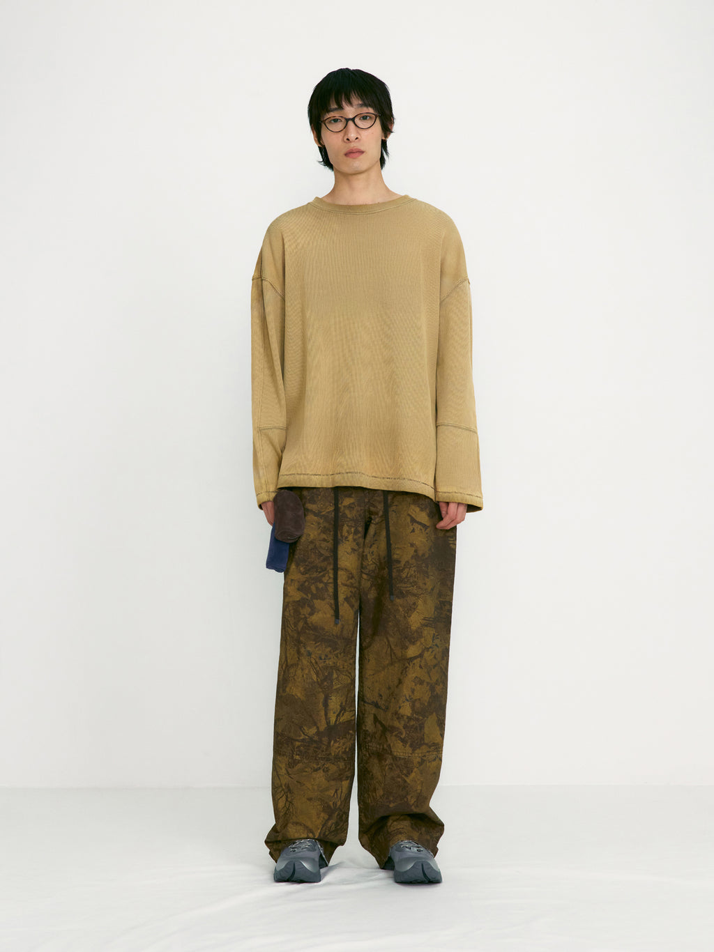 low_classic Washed Cotton Wide Pants
Camouflage - View 2
