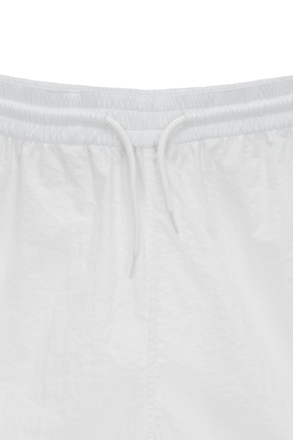 Matinkim Side Point Nylon Half Shorts For Men IN White