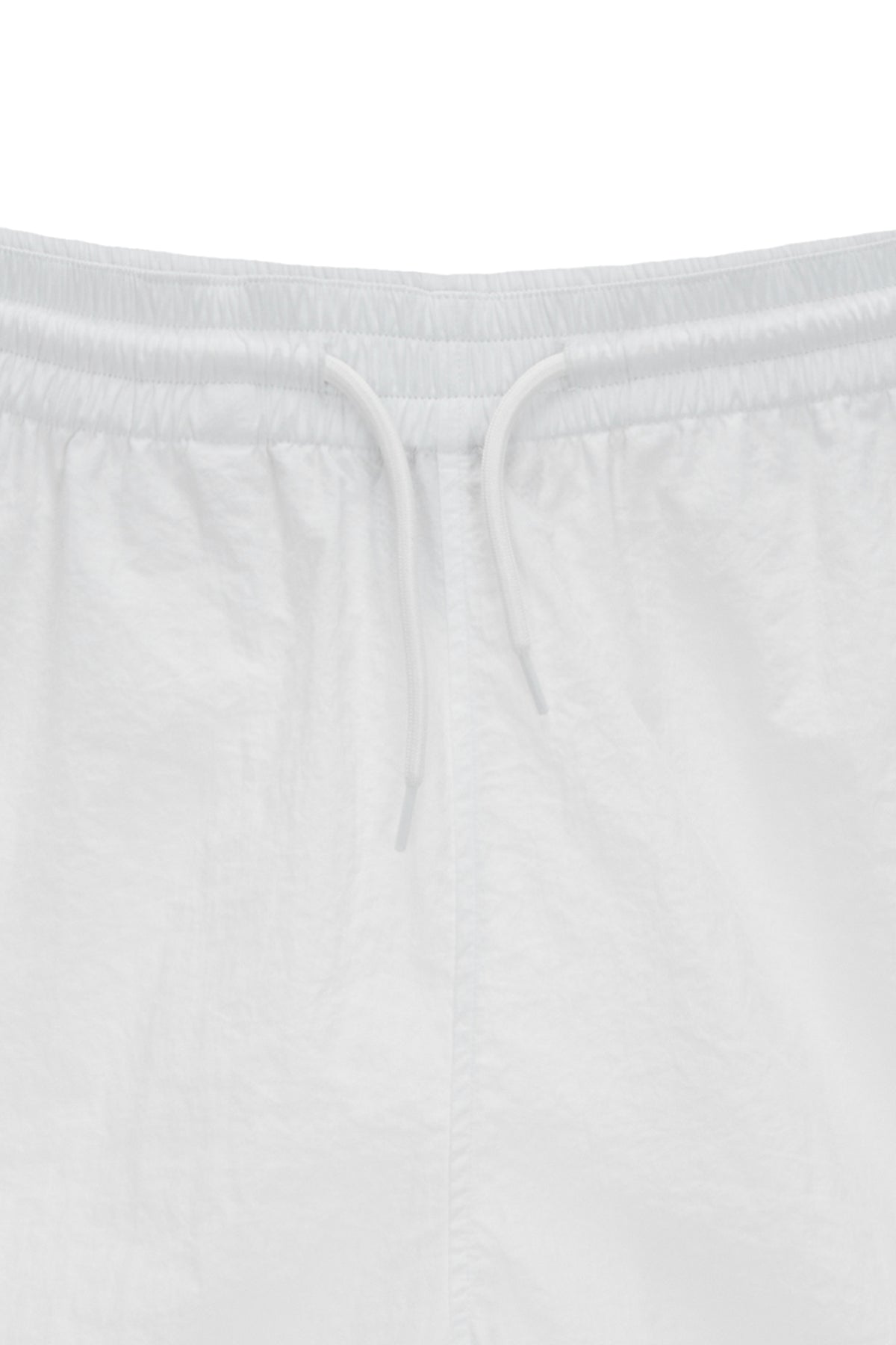 Matinkim Side Point Nylon Half Shorts For Men IN White