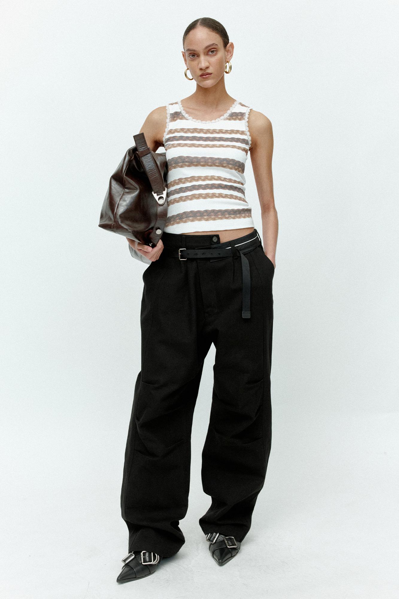 Andersson Bell Hair Braid Stripe Tank Top