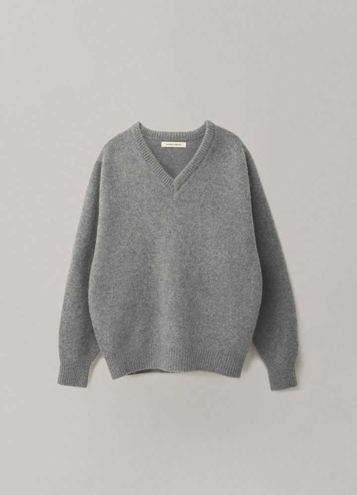 Nothing Written Pound alpaca sweater (Gray)