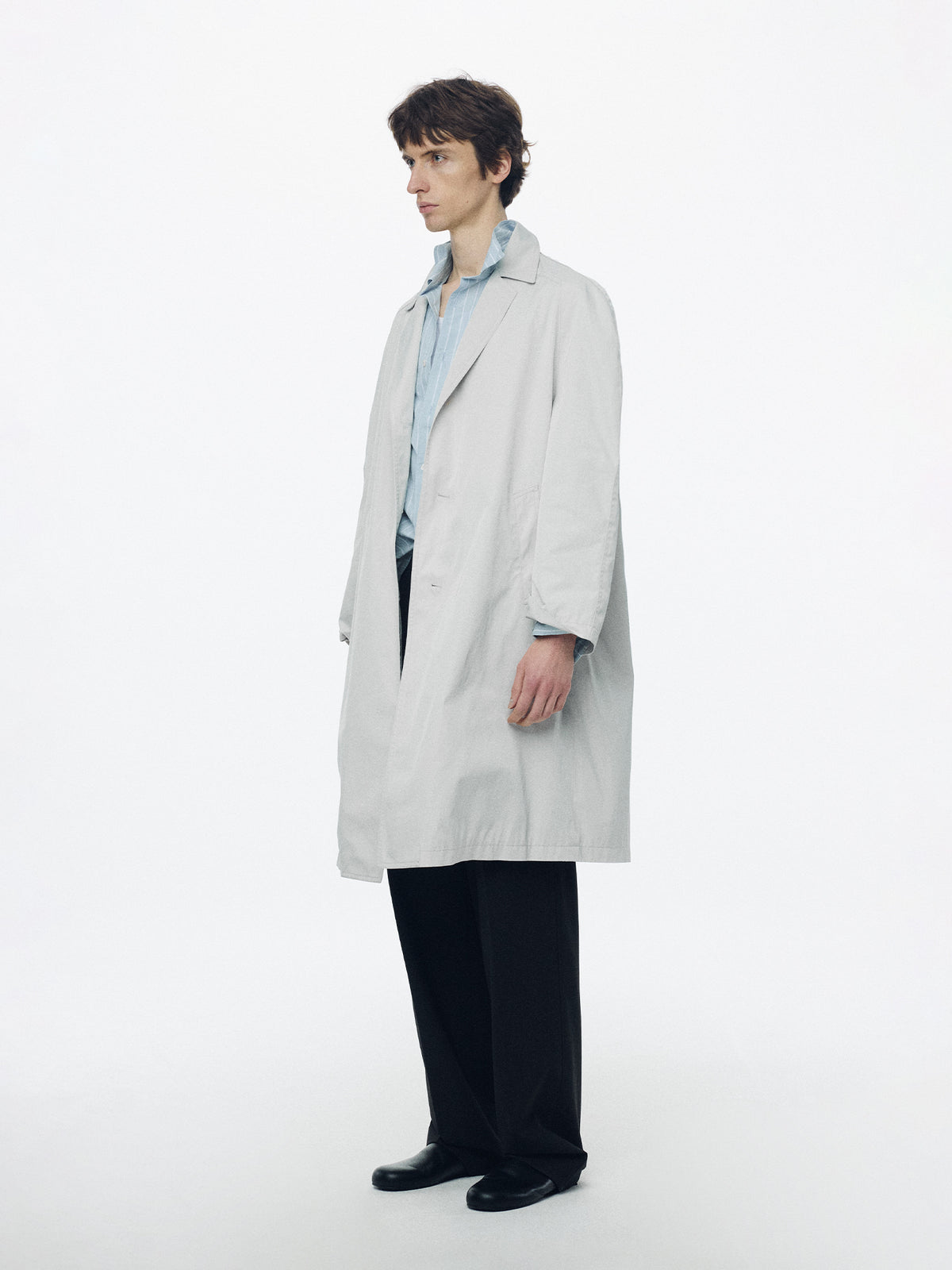 Nothing Written Ferro single trench (Cream, M)