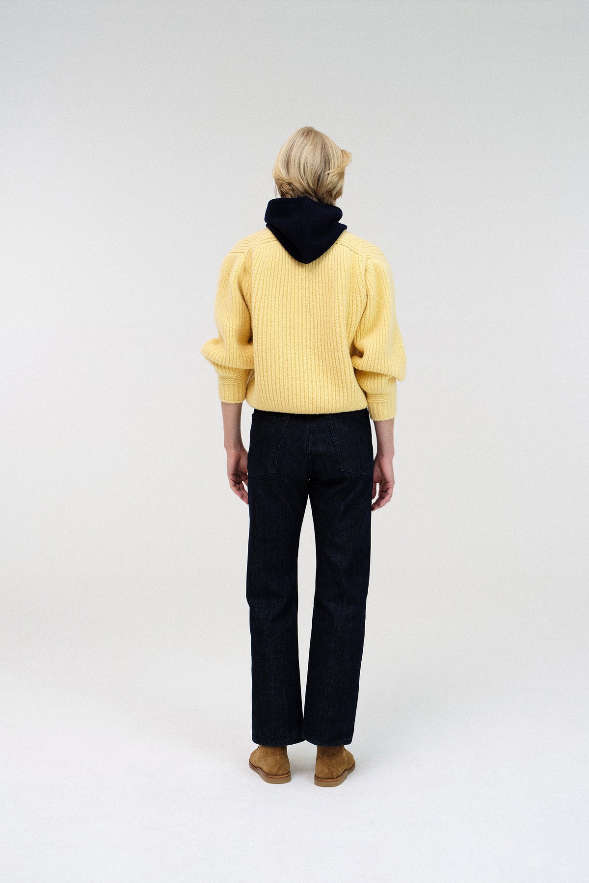 Nothing Written Tobu volume wool knit (Yellow)