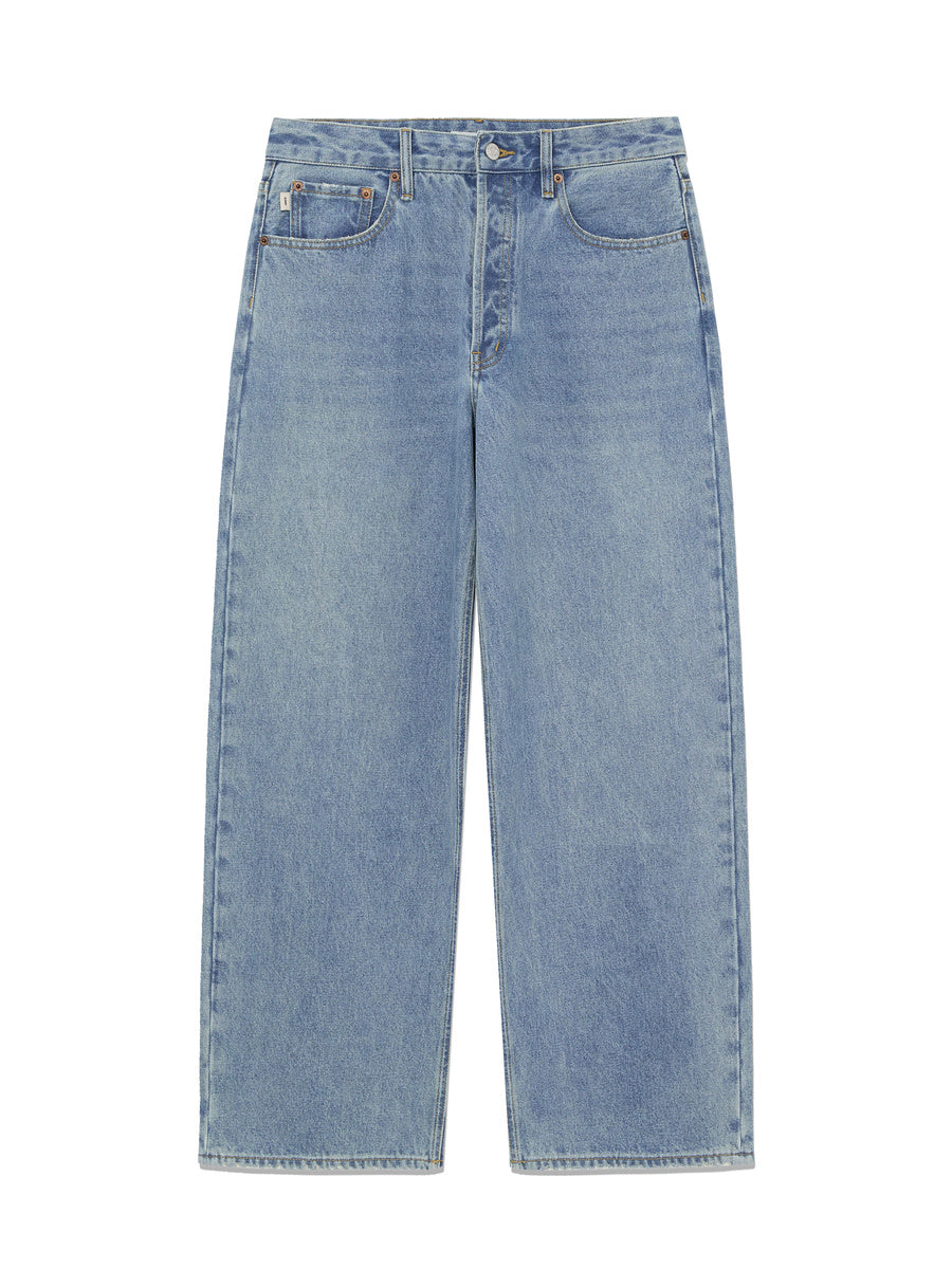 GLOWNY The Bella Baggy Jeans (Light Blue)