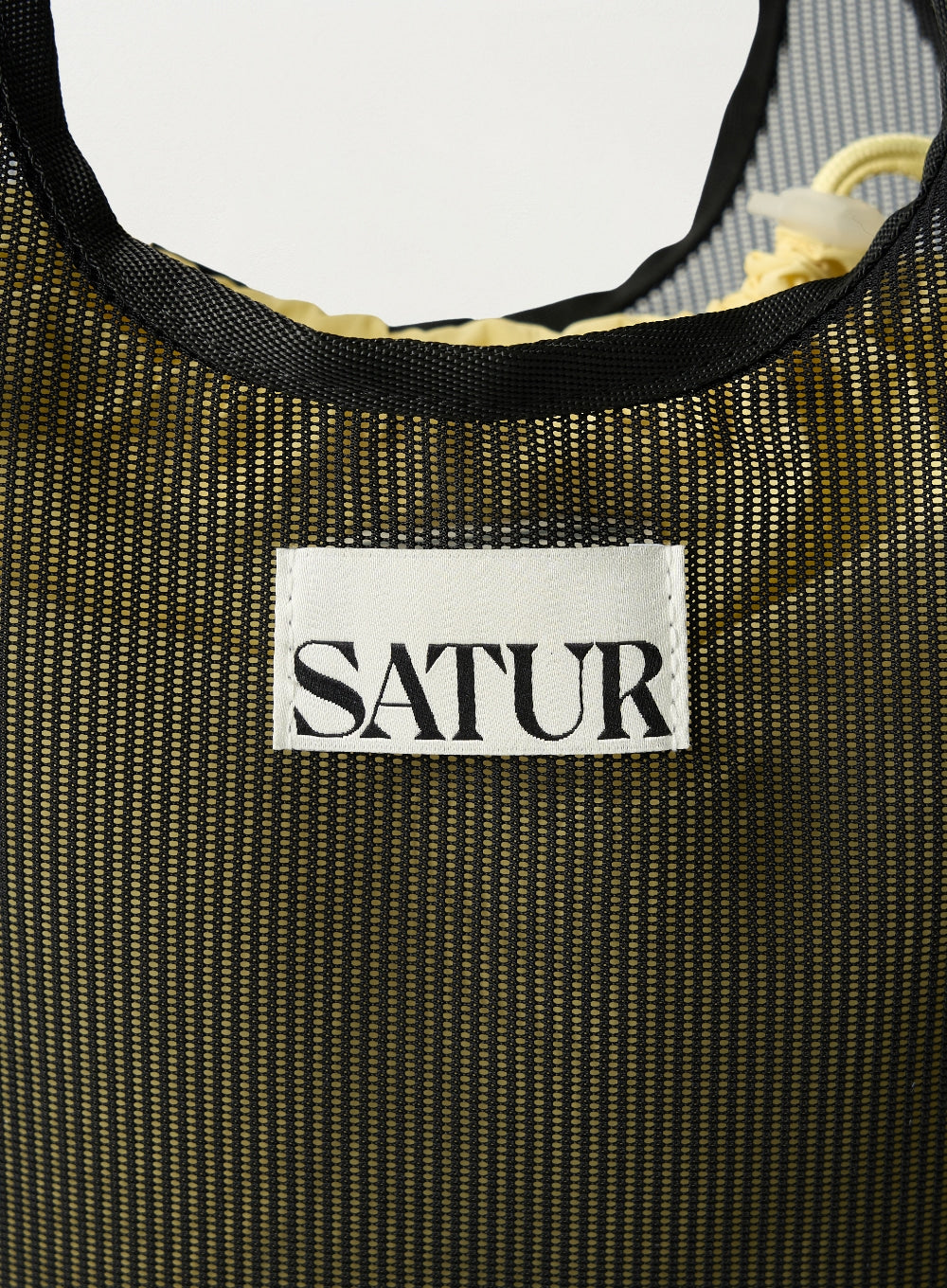 [satur] Bon Voyage Small Mesh Bag - Black