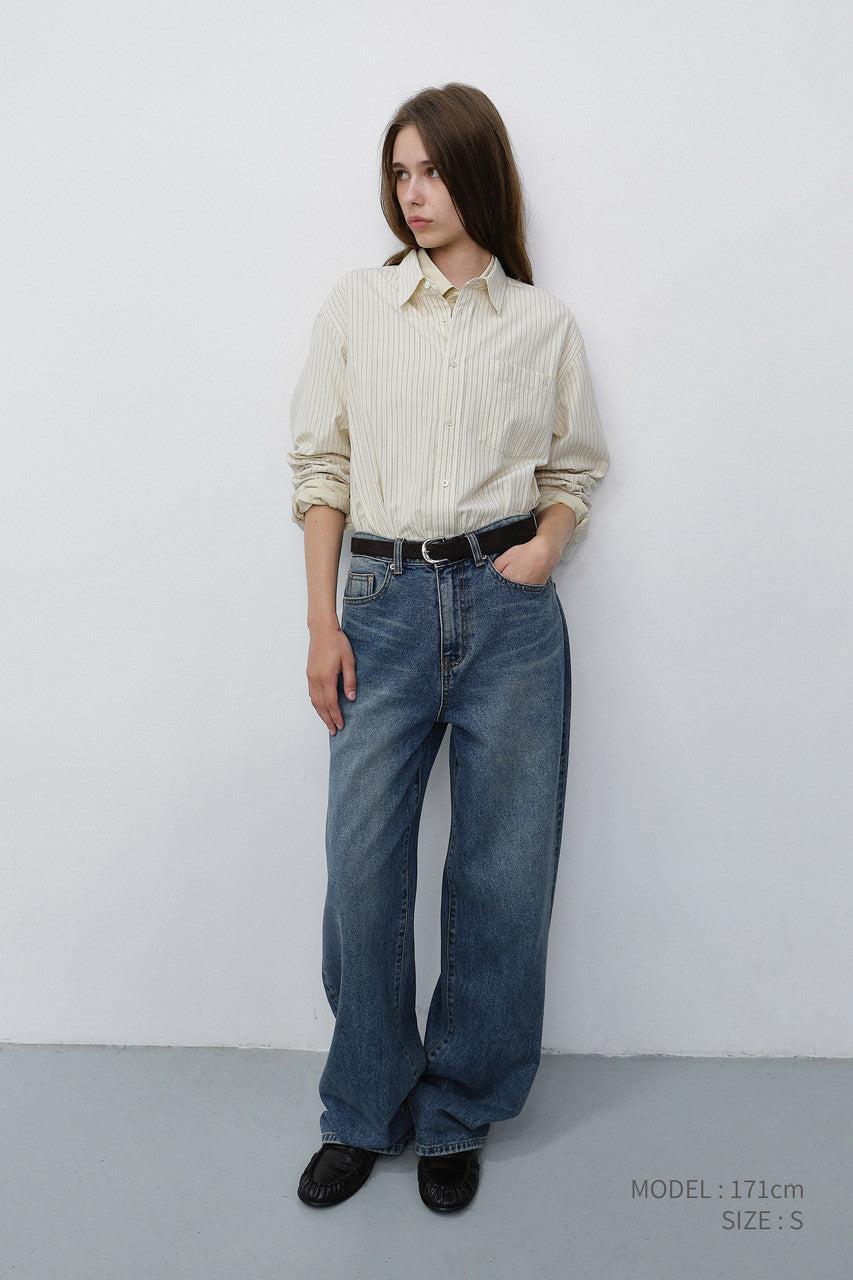 Dunst Wide Jeans Classic Blue