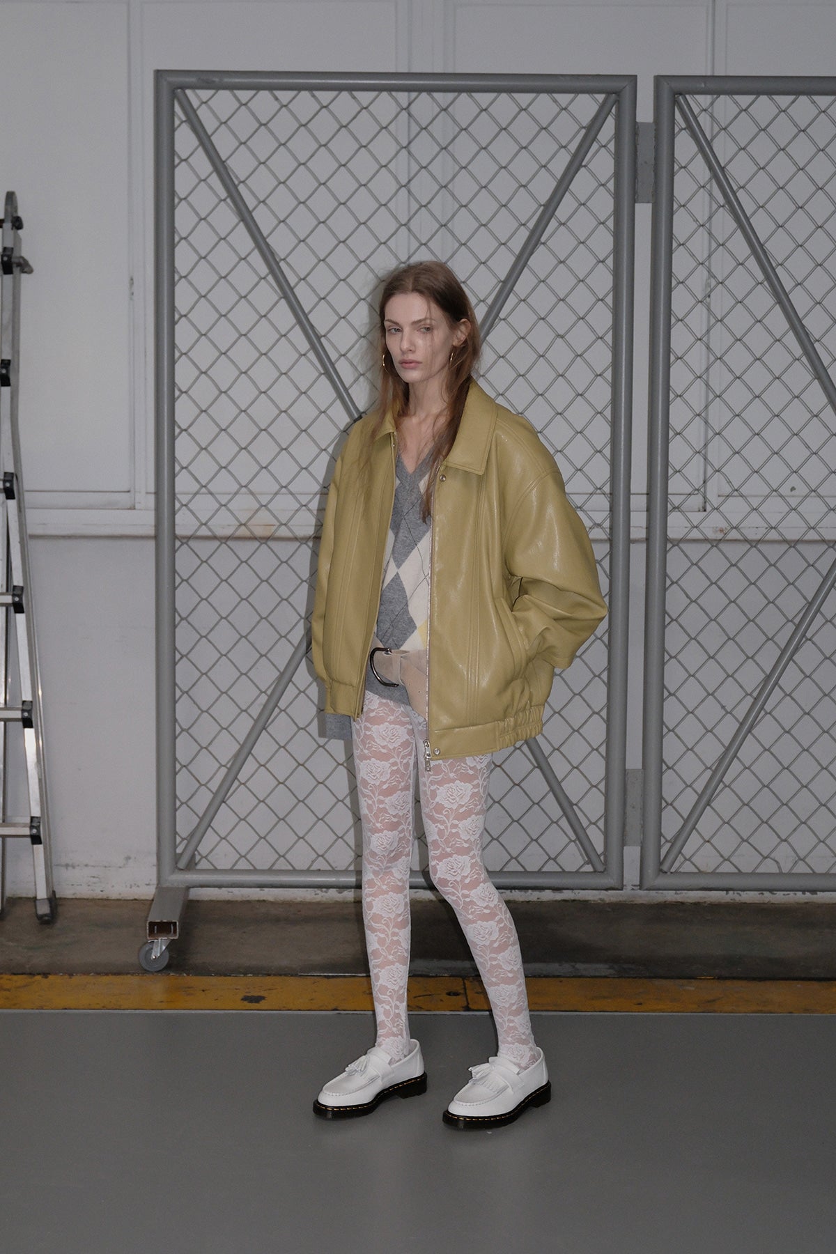Overdueflair Vintage Leather Blouson Jacket Mustard