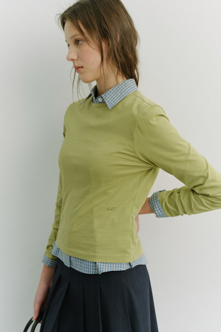 Dunst Essential Crew-Neck T-Shirt Olive