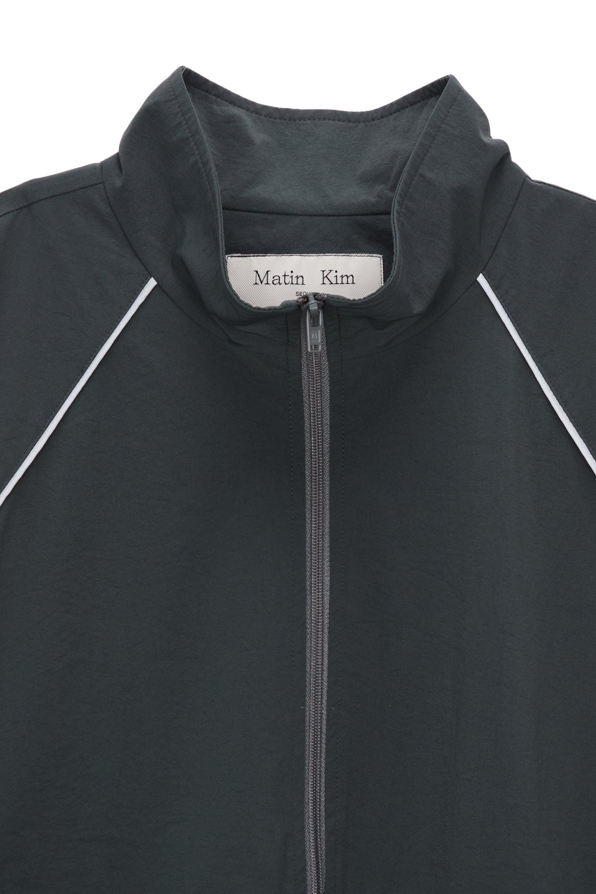 Matinkim Piping Track Jumper For Men IN Dark Green