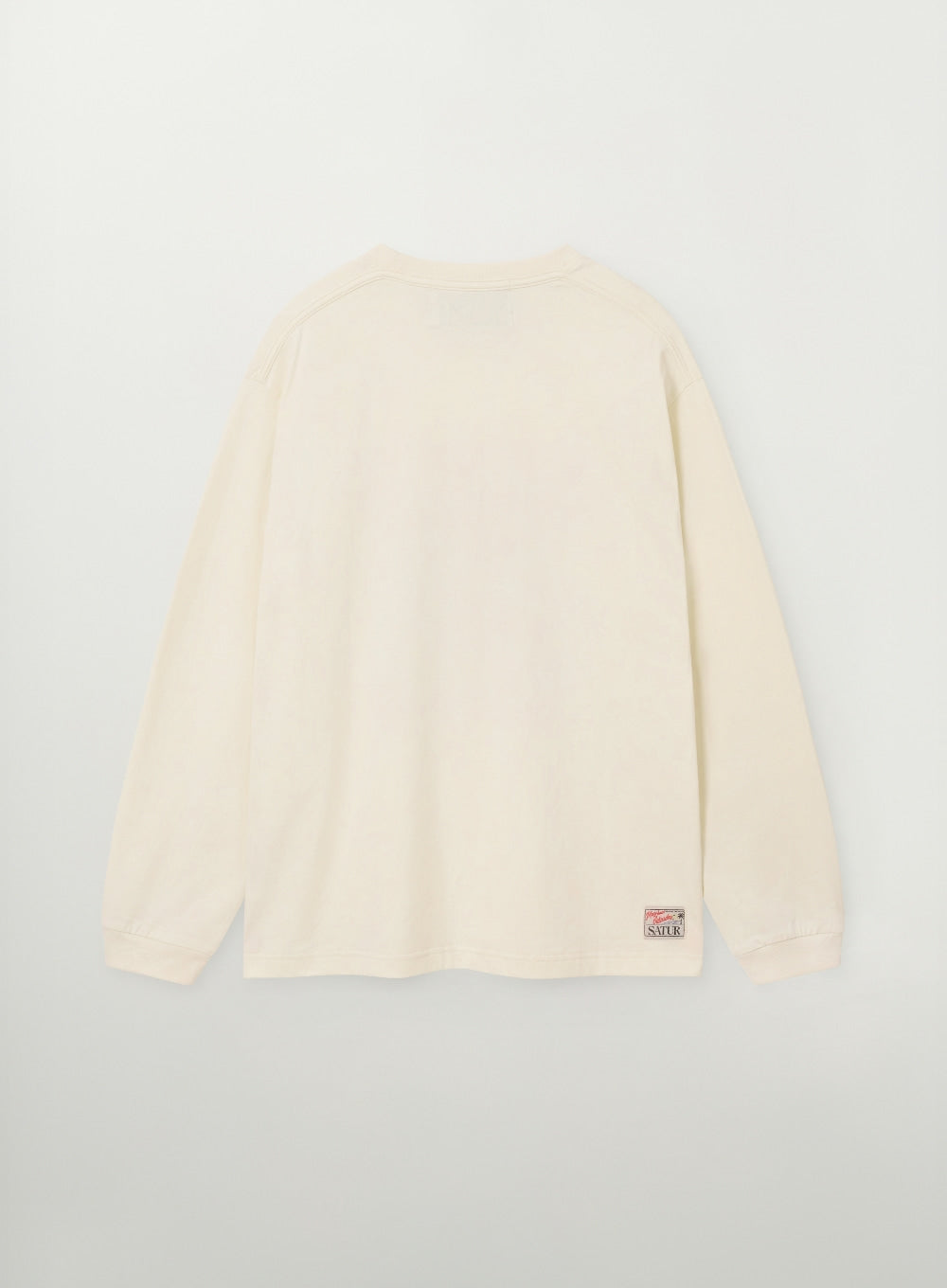 [SATUR] Mirrorball Graphic Long Sleeve - Cream