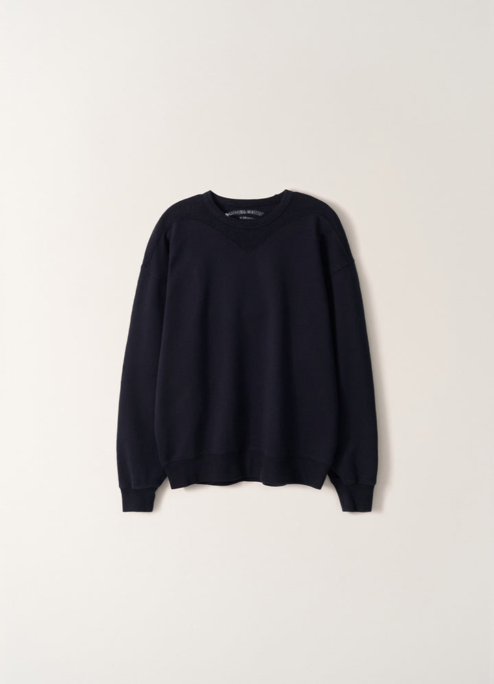 Nothing Written Heritage Panel Sweatshirt (Washed navy)