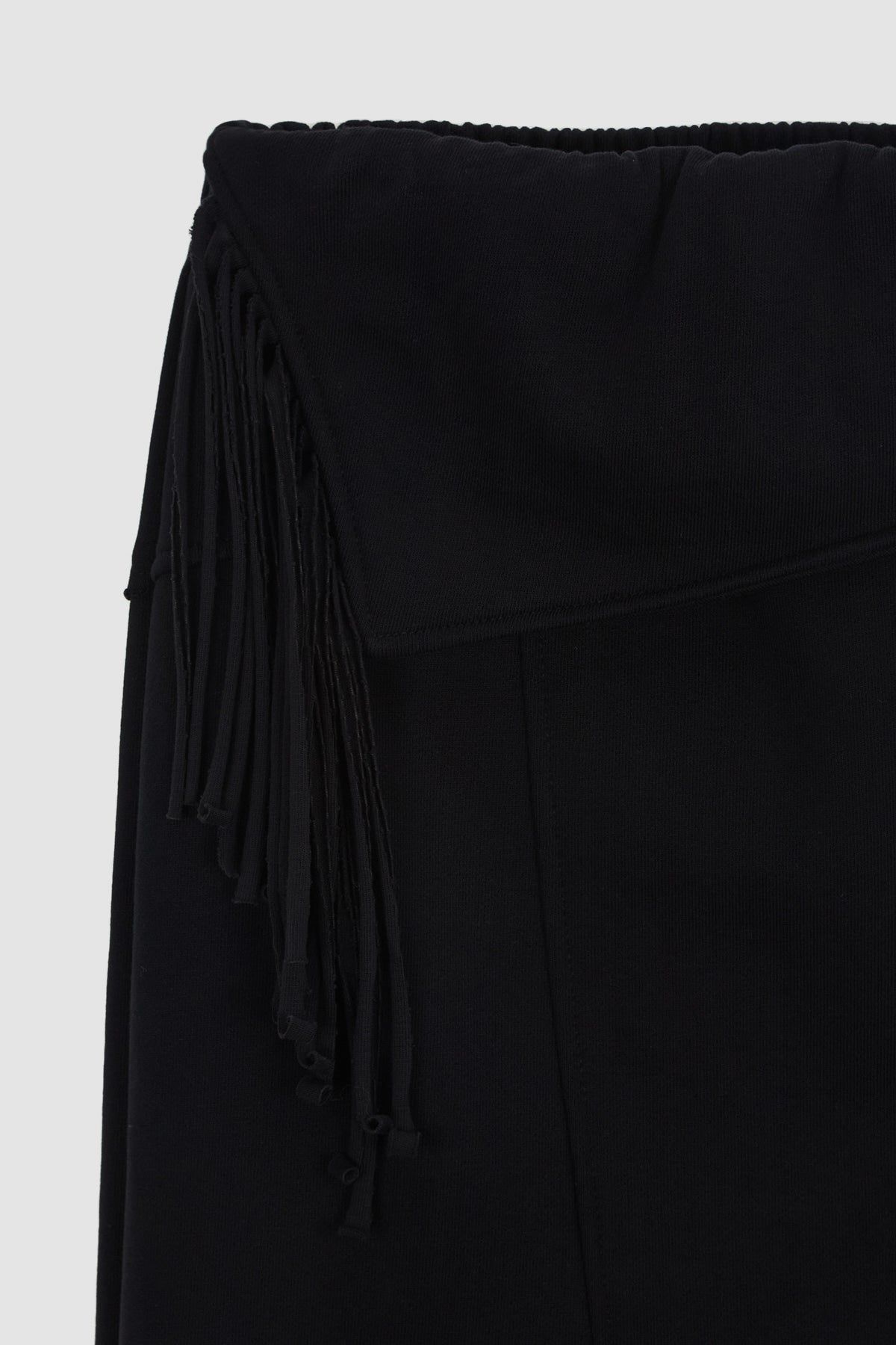 Matinkim Fringe Jersey Midi Skirt IN Black