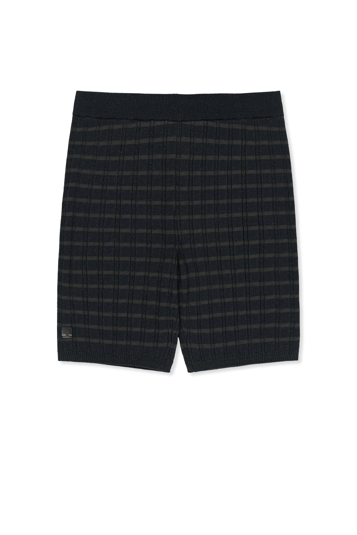 Matinkim Stripe Knit Shorts IN Navy